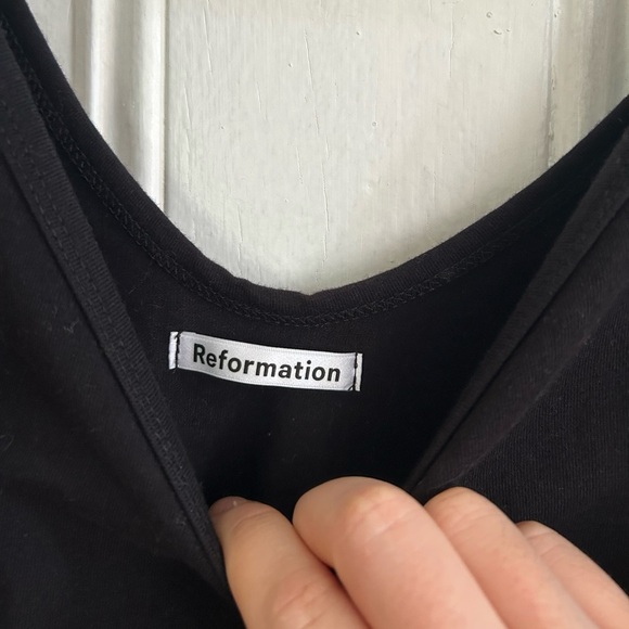 Reformation Tank Black Bodysuit - Picture 2 of 5